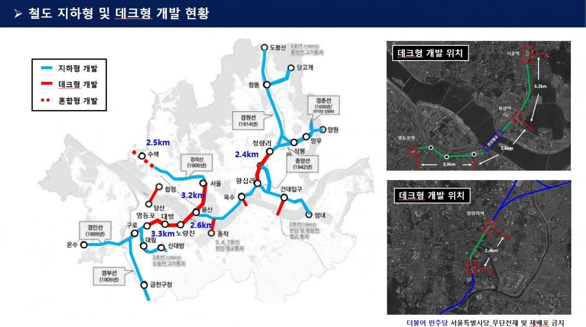 서울시, 철도 지하화 통합개발 계획 발표