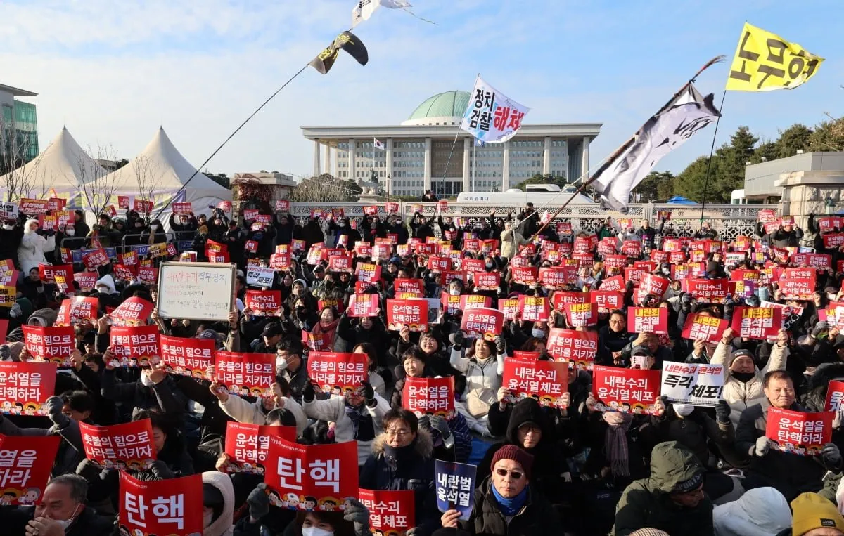 서울 광화문, 역사적인 집회의 시작